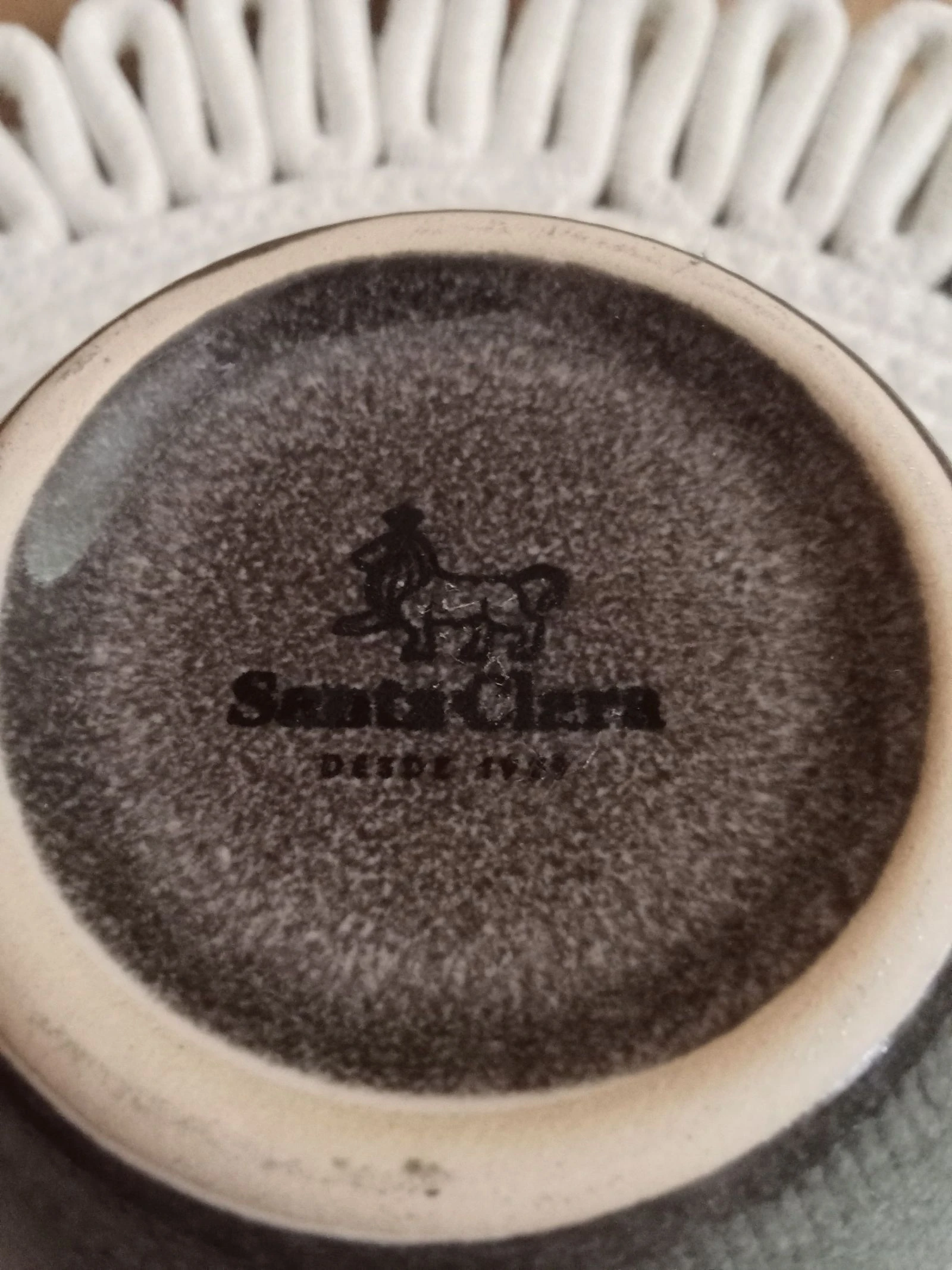 Taza cinza Santa Clara nova com etiquetas de cerâmica – photo 8